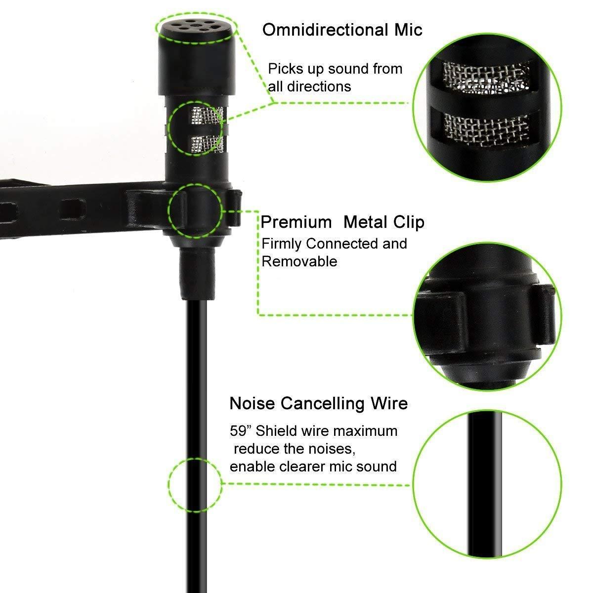 Dynamic Lapel Collar USB Mic