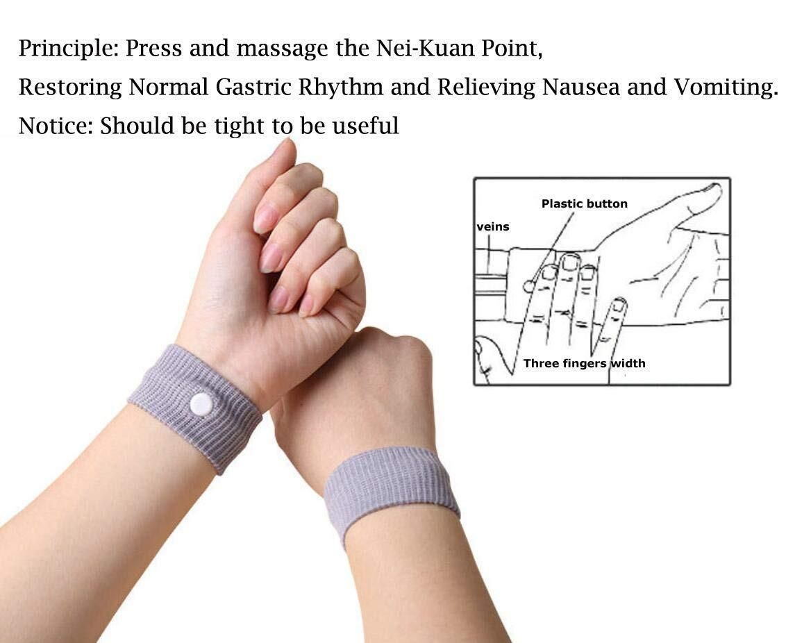 Motion Sickness Relief Wristbands (Pair of 2)